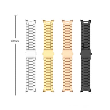 Ruostumattomasta teräksestä valmistettu kelloranneke Hopea 2 cm Google pixel watch