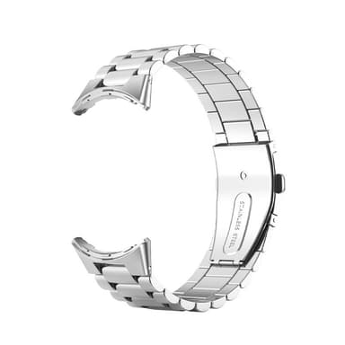 Ruostumattomasta teräksestä valmistettu kelloranneke Hopea 2 cm Google pixel watch