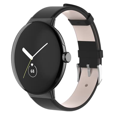 Ranneke PU-nahkaa Musta Google Pixel Watch