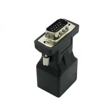 VGA-RJ45-jatke - VGA-uros-RJ45-naarassovitin