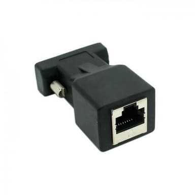 VGA-RJ45-jatke - VGA-uros-RJ45-naarassovitin