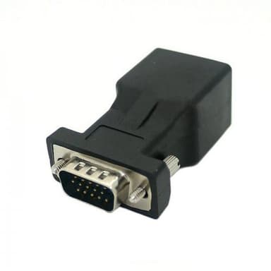 VGA-RJ45-jatke - VGA-uros-RJ45-naarassovitin