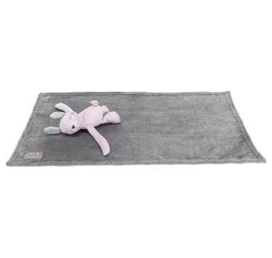 Koiranpeitto Junior pehmopeitto/kani, pehmo, 75 × 50 cm, harmaa/vaalea lila