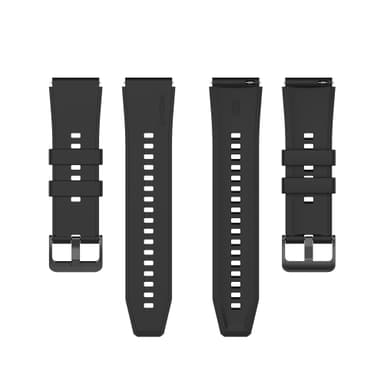 Kellon ranneke 20 mm Garmin/Huawei/Samsung Galaxy Watch Musta