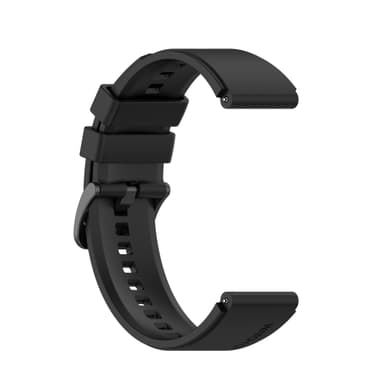 Kellon ranneke 20 mm Garmin/Huawei/Samsung Galaxy Watch Musta