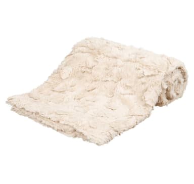 Koiran peitto Kodikas peitto, strukturoitu pehmeä pehmo, 100 × 70 cm, beige
