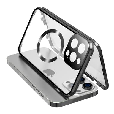 Solki-piilotusta estävä puhelinkotelo linssisuojalla Yhteensopiva iPhonen kanssa Musta iPhone 14 Pro Max