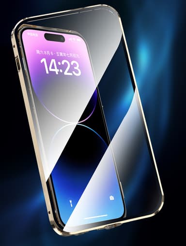 Solki-piilotusta estävä puhelinkotelo linssisuojalla Yhteensopiva iPhonen kanssa Musta iPhone 14 Pro Max