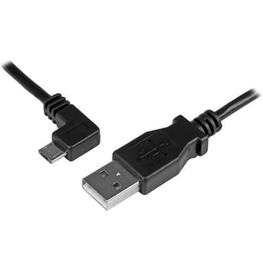 StarTech.com USBAUB1MLA, 1 m, USB A, Micro-USB B, USB 2.0, Uros/uros, Musta