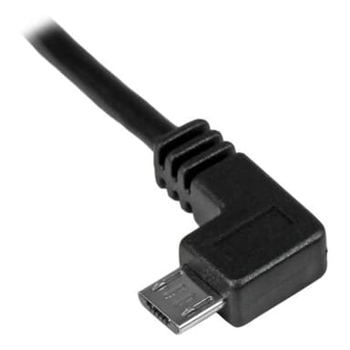 StarTech.com USBAUB1MLA, 1 m, USB A, Micro-USB B, USB 2.0, Uros/uros, Musta