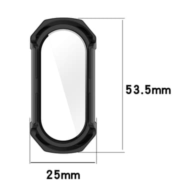 Älykellokotelo näytönsuojalla Tummansininen Mi Band 8