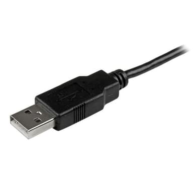 StarTech.com USBAUB1MBK, 1 m, USB A, Micro-USB B, USB 2.0, 480 Mbit/s, Musta