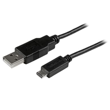 StarTech.com USBAUB1MBK, 1 m, USB A, Micro-USB B, USB 2.0, 480 Mbit/s, Musta