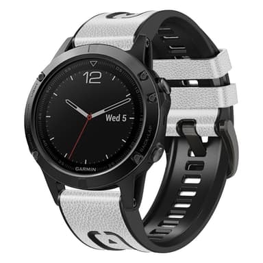 TPU-rannekello Garmin Fenix7/6/5 22mm Valkoinen