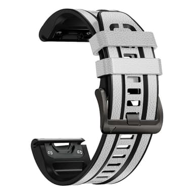 TPU-rannekello Garmin Fenix7/6/5 22mm Valkoinen