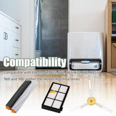 iRobot Roomba 800 ja 900 -sarjan mallien varaosasuodattimille 14 osaa
