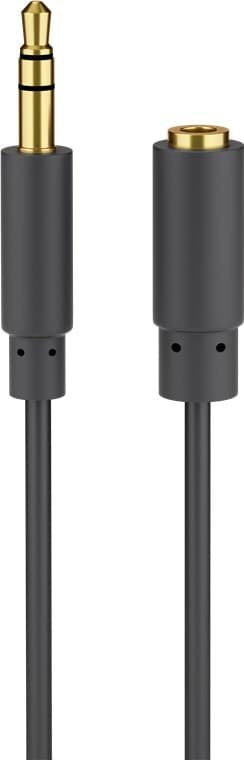 Kuulokkeiden ja äänen AUX-jatkokaapeli  3,5 mm  3-nastainen  hoikka