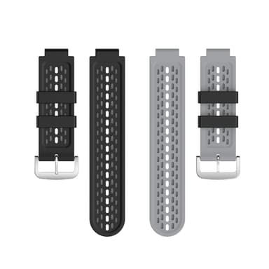 Kelloranneke  Garmin Forerunner 220/230/235/630/620/735XT, Approach S20/S5/S6 Musta