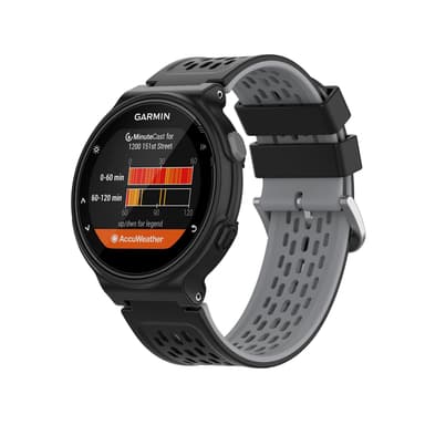 Kelloranneke  Garmin Forerunner 220/230/235/630/620/735XT, Approach S20/S5/S6 Musta