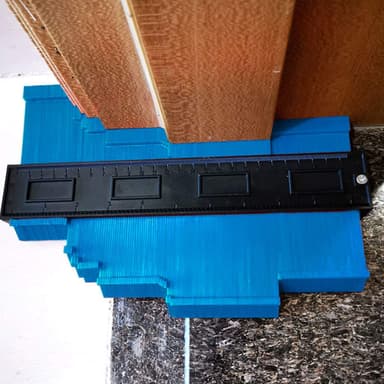 Profiilimalli muotoja / muotoja varten (25x10 cm) Sininen