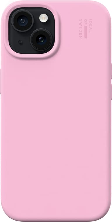 iDeal of Sweden Silicone iPhone 13/14/15 suojakuori (Bubblegum Pink)