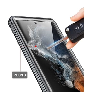 Iskunkestävä vedenpitävä matkapuhelinkotelo Musta Samsung S23 Ultra