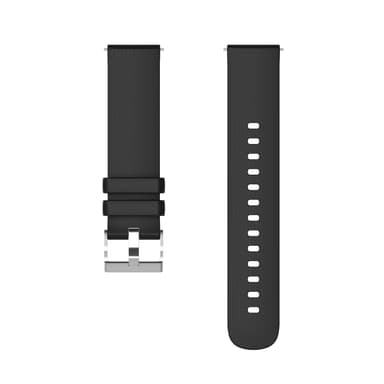 Kellon ranneke 20 mm Garmin, Samsung, Huawei, Amazfit Musta