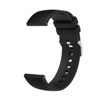 Kellon ranneke 20 mm Garmin, Samsung, Huawei, Amazfit Musta