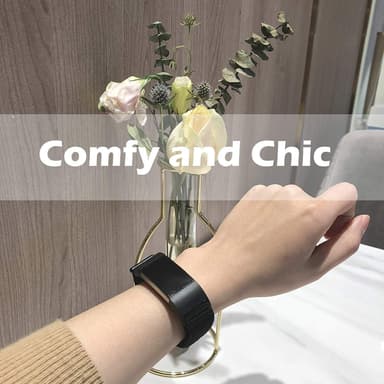 Fitbit Charge 2 rannekoru nylonista Musta