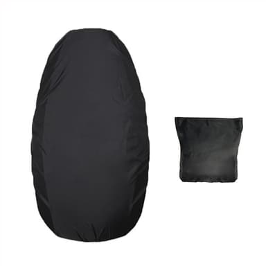 Sateenkestävä pölytiivis skootterin istuinpäällinen Musta XL