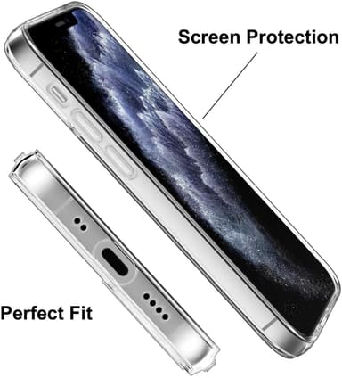 iPhone 13 matkapuhelinkotelo TPU läpinäkyvä