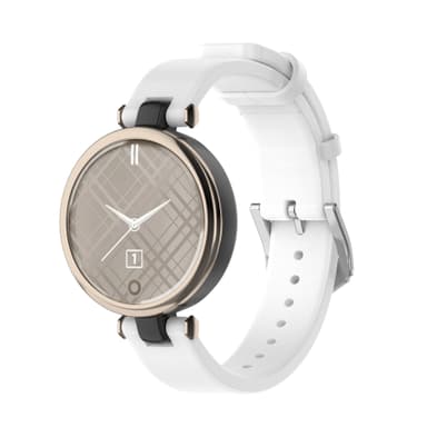 Garmin Lily ranneke aitoa nahkaa Valkoinen
