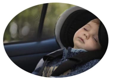 Magneettinen etuikkunan aurinkosuoja Nylon Mesh Black