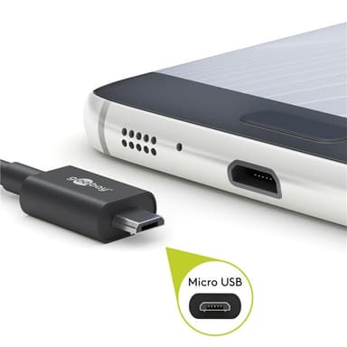 Pikalataus ja synkronointikaapeli mikro-USB