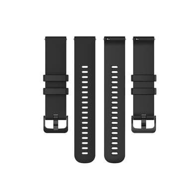 Yleiskellon ranneke 16 mm silikoni Musta