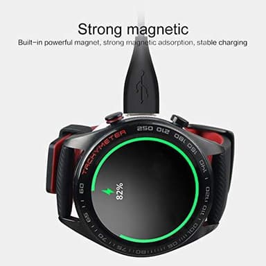 Huawei GT 2 Pro/Watch 3 langaton lataustelakka / magneettinen pikalaturi, musta
