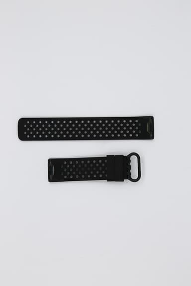 Fitbit Charge 3/4 ranneke silikoni musta (L)