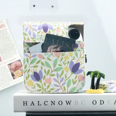 Polaroid mini 12 erikoismalli värikäs metsäkameralaukku Monivärinen