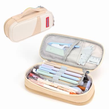 Tilava kynäkotelo Beige