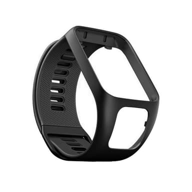 TomTom Adventurer / Golfer / Runner / Spark mm ranneke silikoni Musta