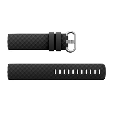 Fitbit Charge 3/4 ranneke silikoni (S) Musta