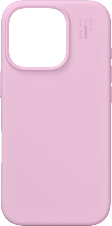 iDeal of Sweden Silicone iPhone 16 suojakuori (Bubblegum Pink)