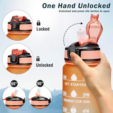 Urheiluvesipullo 1000ml Sininen
