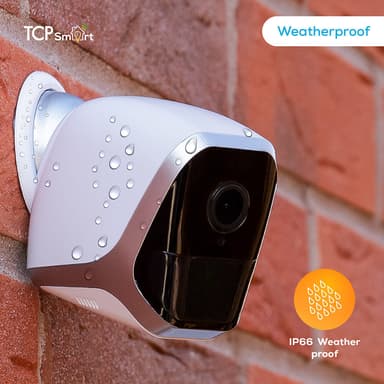 TCP SMART WIFI Ulkokamera 1080p 16Gb Valkoinen