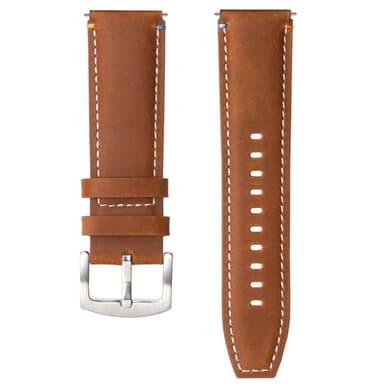 Nahkainen kellon ranneke Xiaomi Watch S3 - Cognac Ember