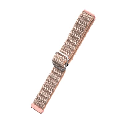 Nylon kellon ranneke Samsung Galaxy Watch 4:lle 40mm/44mm Musta