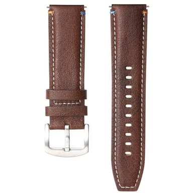 Nahkainen kellon ranneke Samsung Galaxy Watch (46mm) - Espresso Noir