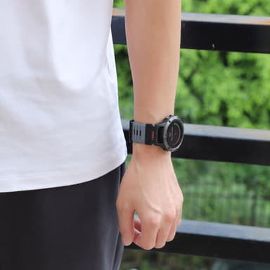 26 mm:n kellohihna Garmin Fenix 3/5/5X/6X/7X:lle Harmaa