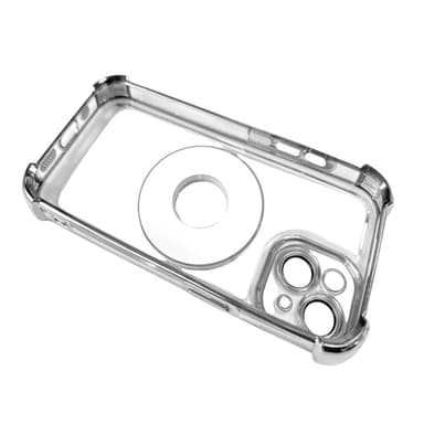 Neljän kulman putoamisenestokotelo pyörivällä jalustalla iPhonelle iPhone 15