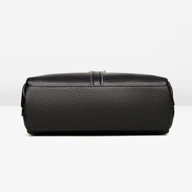 Fanny Pack Crossbody -rintalaukut, leveä olkahihna muodikas laukku Musta